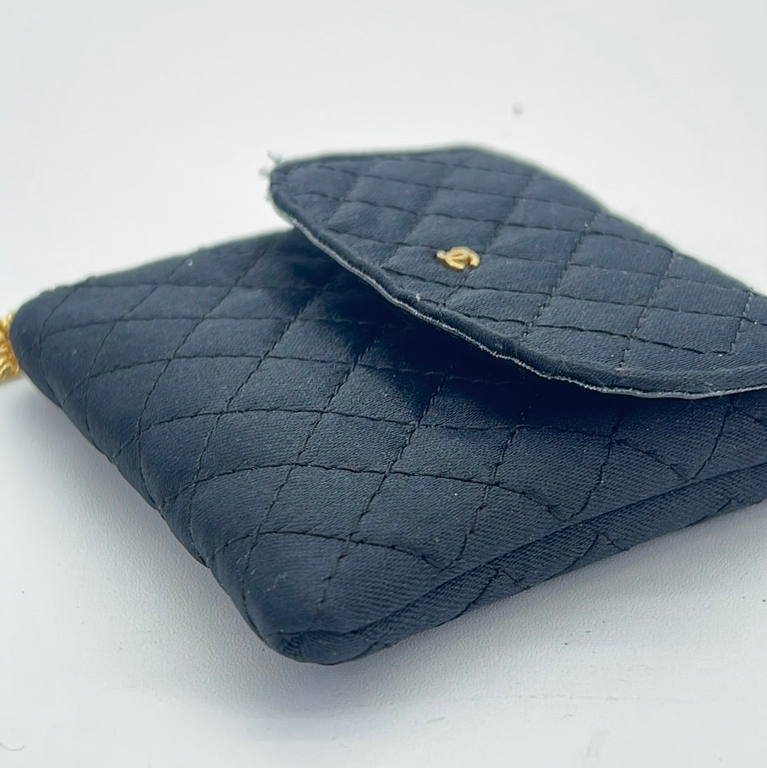 Preloved Chanel Mini Black Micro Chain Flap Nano Bag H9TD3KH 070323 –  KimmieBBags LLC