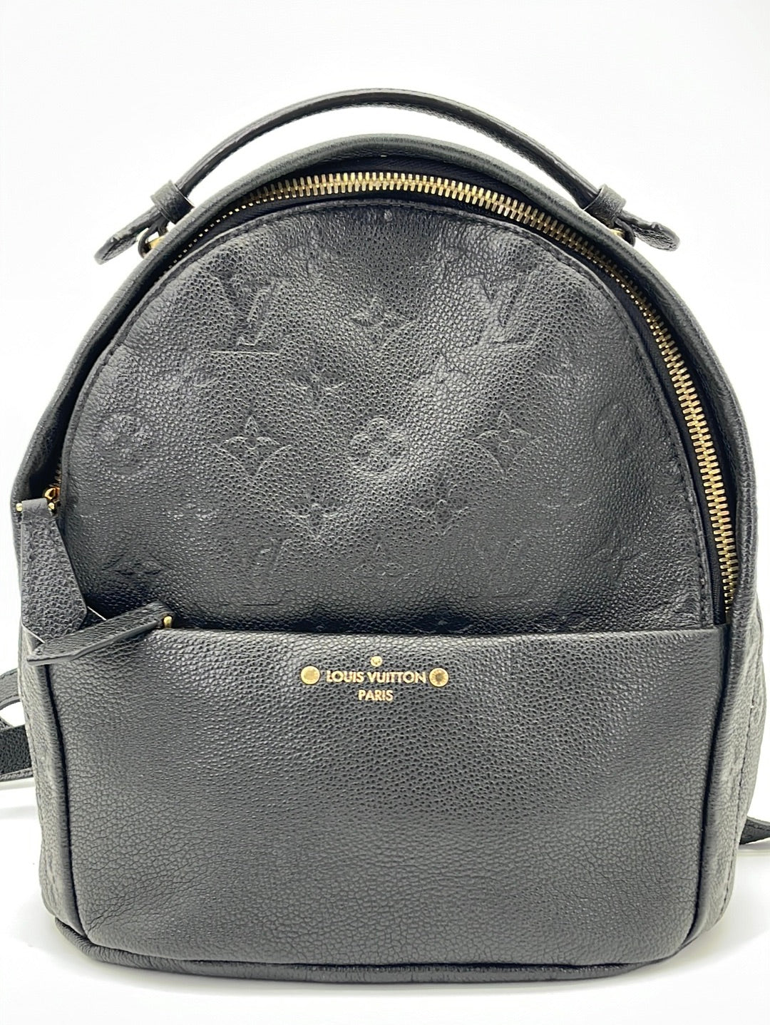 Preloved Louis Vuitton Sorbonne Black Monogram Empreinte Leather Backp –  KimmieBBags LLC