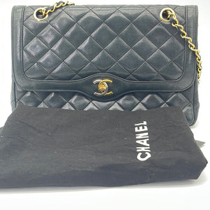 Chanel Classic Medium Mademoiselle Double Flap Bag With 24K Gold-Plated  Hardware