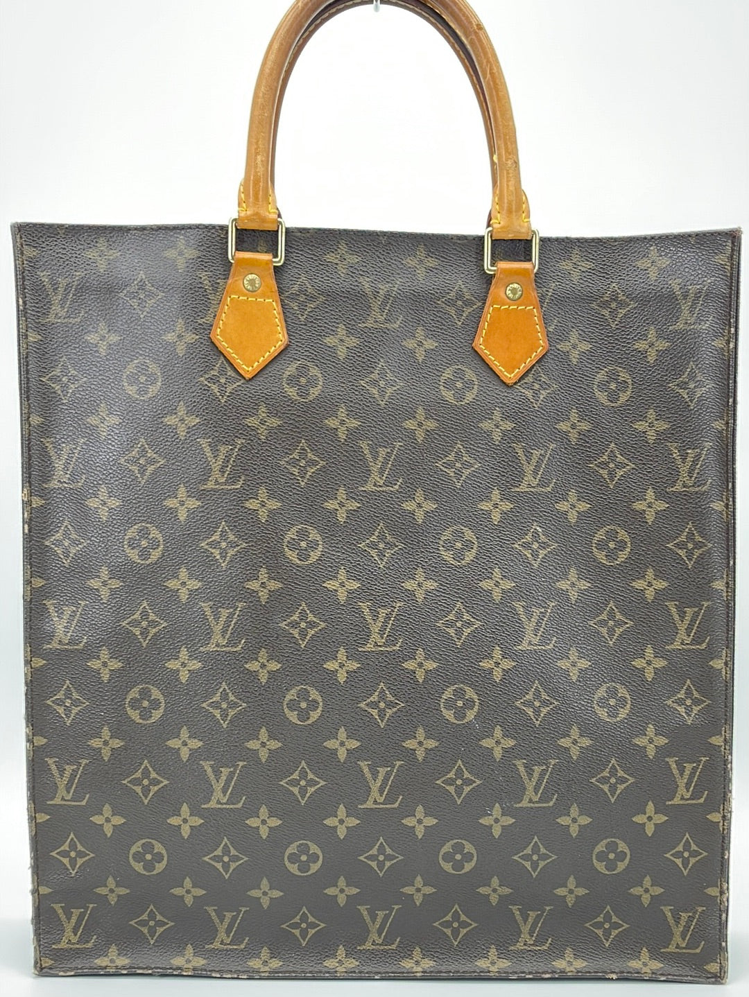 Preloved Louis Vuitton Monogram Leather Sac Plat GM Tote MI0081 062123