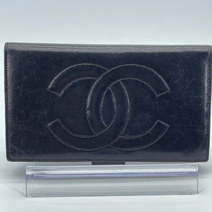 Chanel Vintage Timeless Bifold Wallet Caviar Compact - ShopStyle