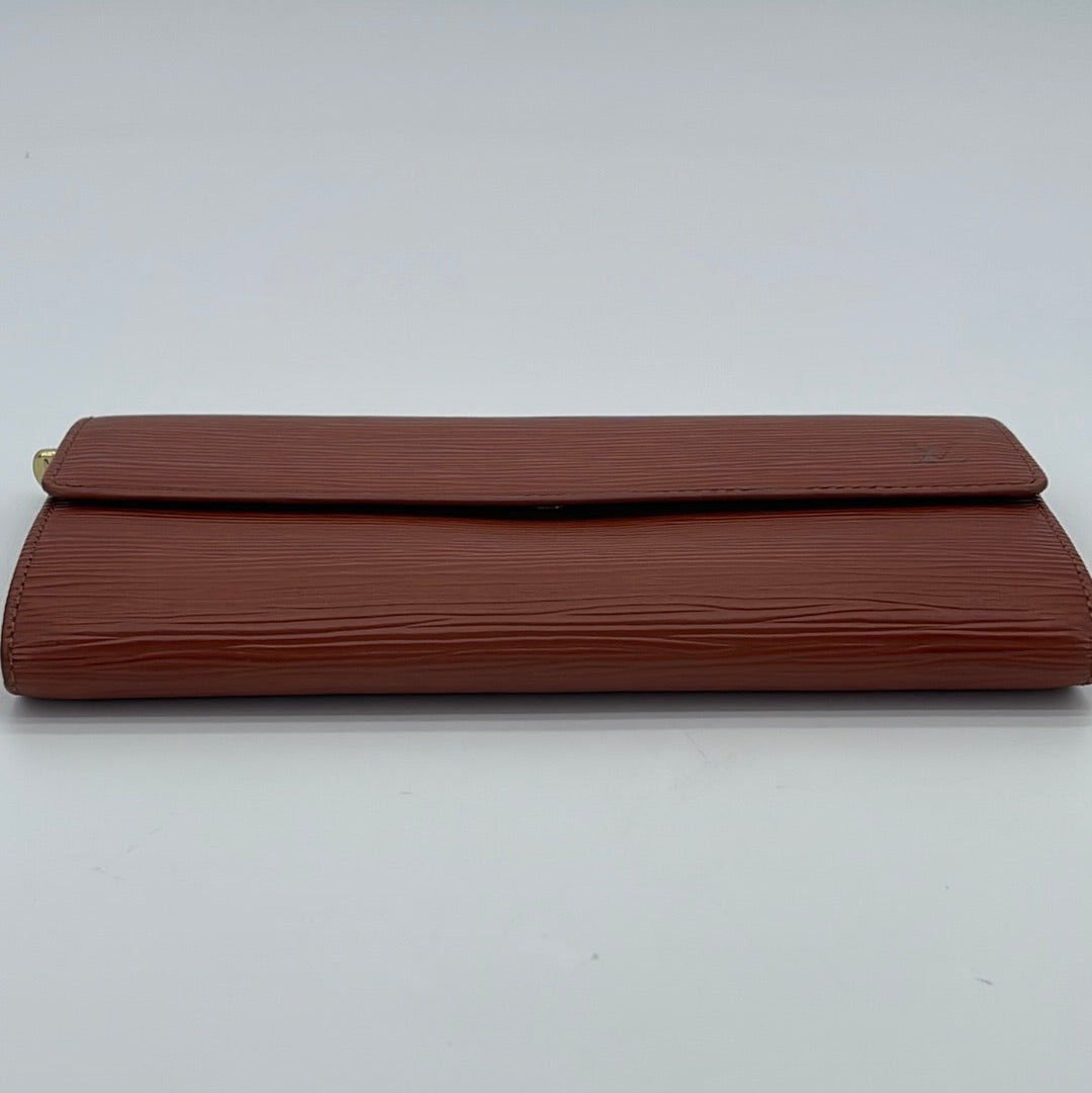 Leather wallet Louis Vuitton Brown in Leather - 25259750