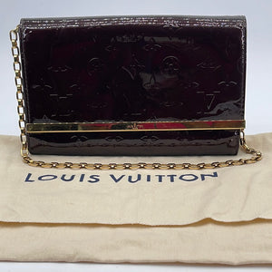 Louis Vuitton Amarante Monogram Vernis Leather Ana w/ Chain & Strap