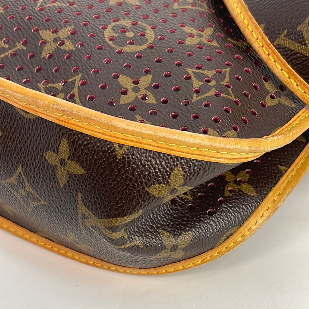 Preloved Louis Vuitton Monogram Perforated Musette Shoulder Bag TH0038 052423 $200 OFF DEAL
