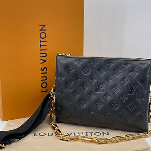 Louis Vuitton Coussin PM Yellow in Calfskin Leather with Gold-tone