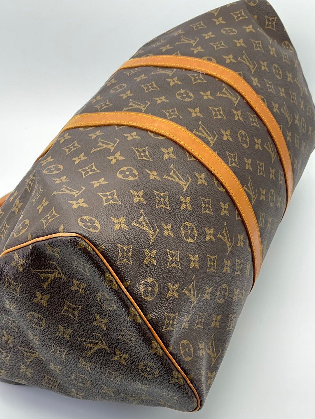 LOUIS VUITTON  YELLOW MONOGRAM KEEPALL BANDOULÍÈRE 50 IN