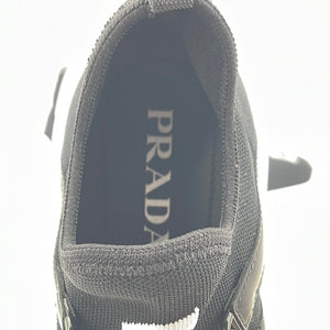 NEW Prada Calzature Donna Stretch-Fabric Logo Sneakers Size 39 244 052323 $500 OFF