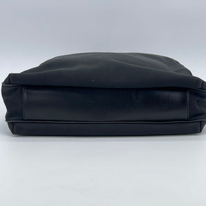 Preloved Gucci Black Nylon and Leather Large Handbag 190536200047 060223
