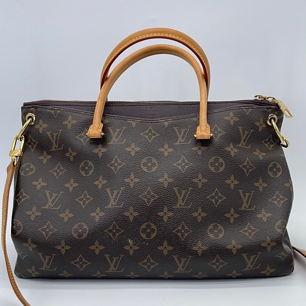 Preloved Louis Vuitton Pallas MM Crossbody Bag SN5103 070623 $600 0FF FLASH