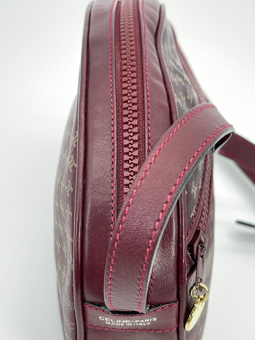 Céline Pre-Owned Macadam Crossbody Shoulder Bag Pochette Multi