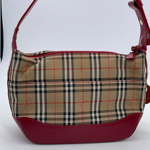 Preloved Burberry Nova Check Canvas Small Shoulder Bag T73JJ9C 063023