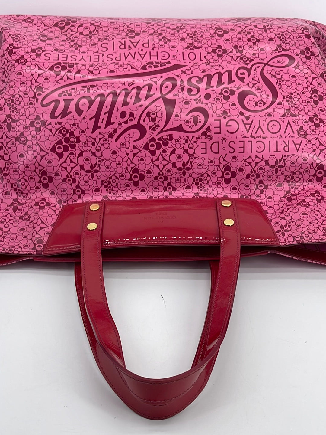 LOUIS VUITTON Cosmic Blossom PM Tote Bag Rose 702566