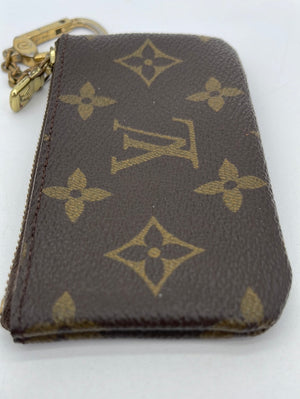 Auth Louis Vuitton Monogram Groom Pochette Key Coin Case M60033 used Japan