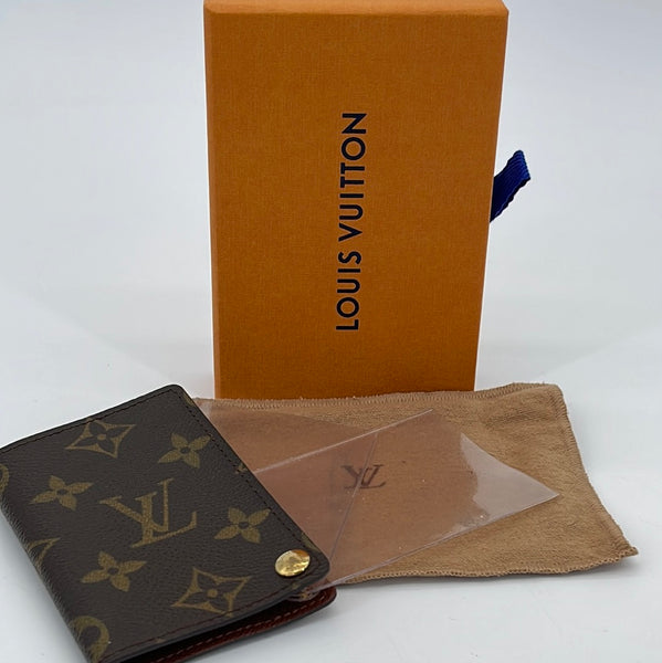 Preloved Louis Vuitton Monogram Canvas Porte cartes Pression Card Case BU0044 092923