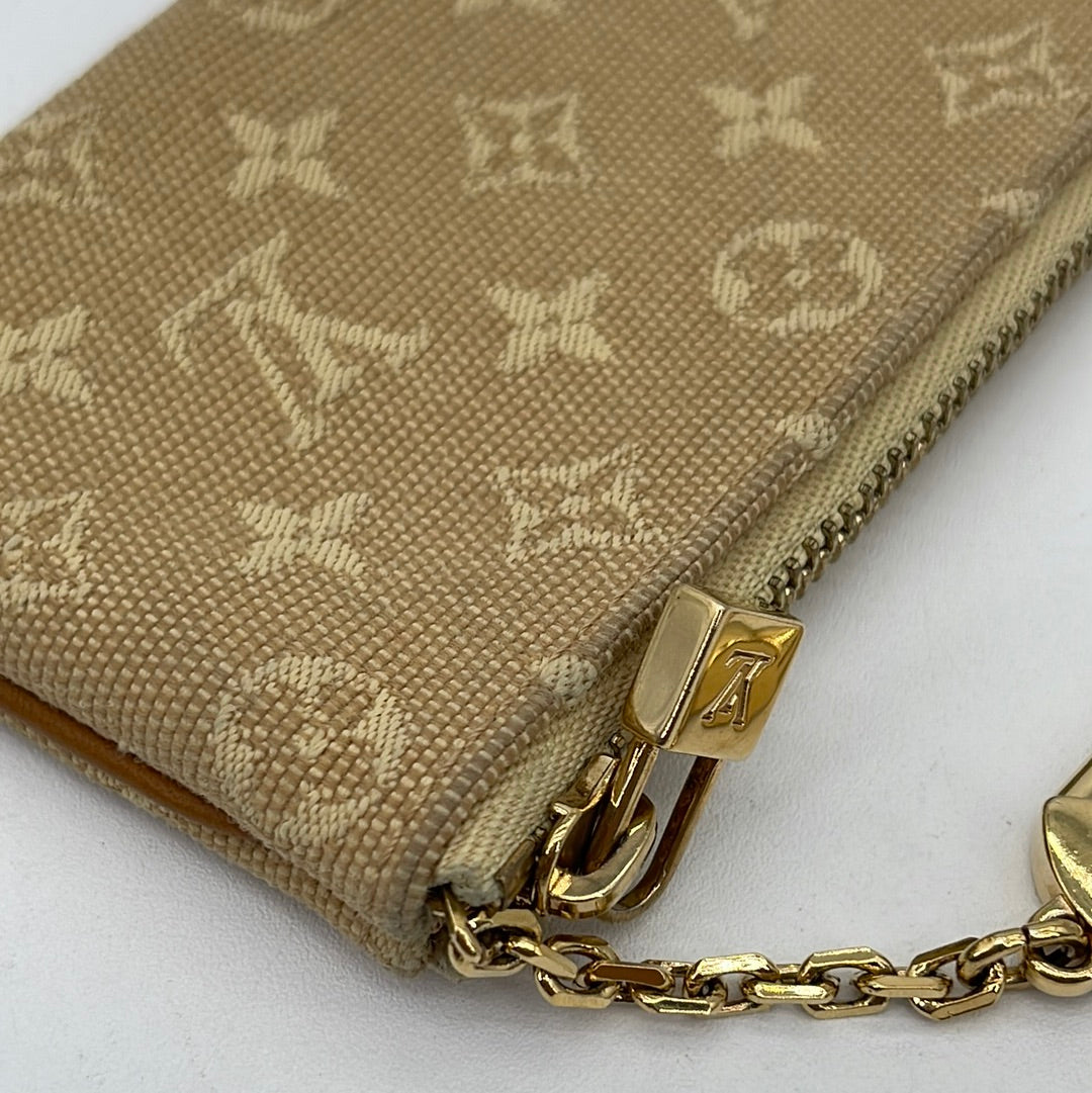 Louis Vuitton Brown Monogram Mini Lin Key Pouch Pochette Cles ref.372238 -  Joli Closet