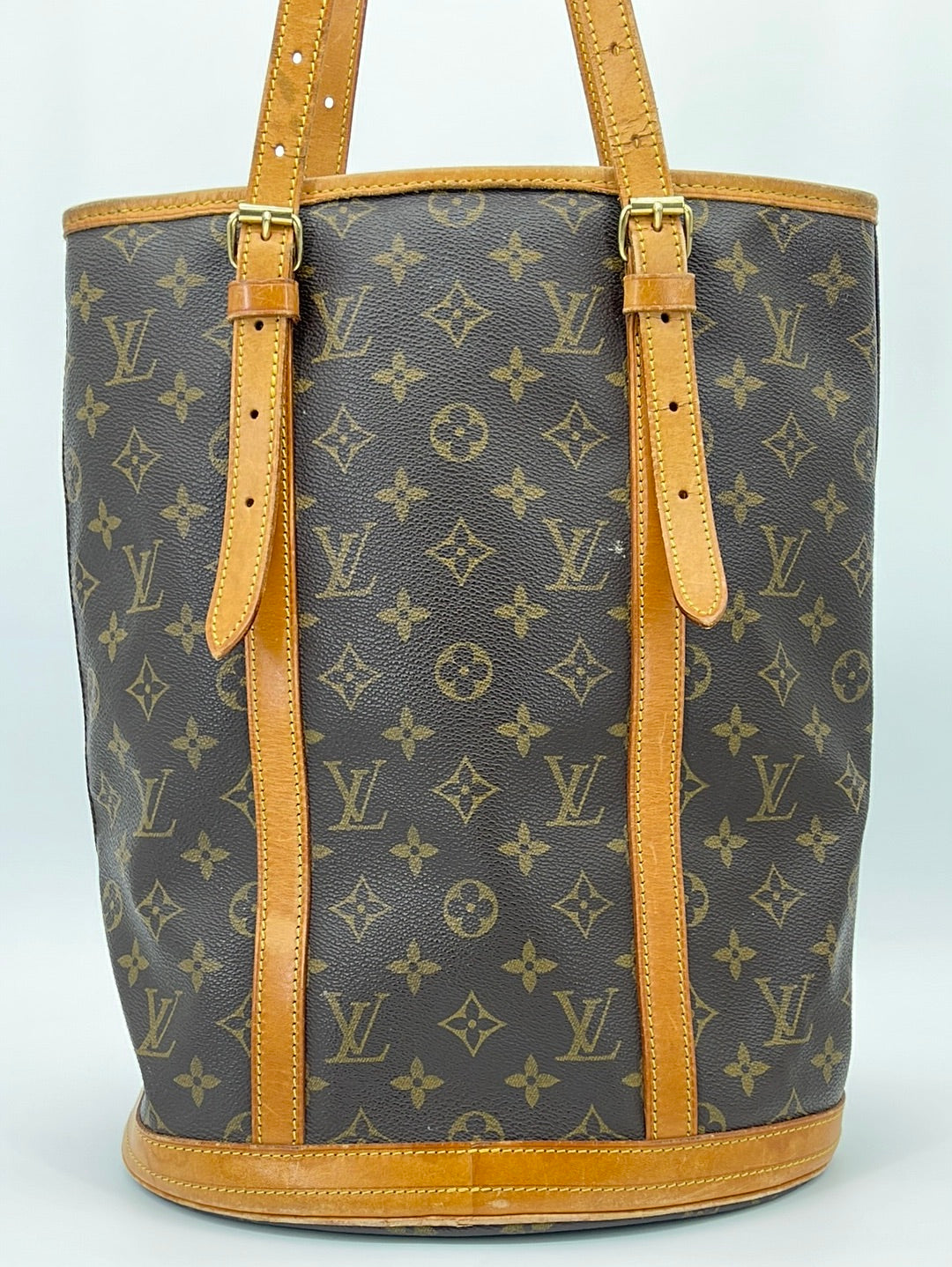Preloved Vintage Louis Vuitton GM Bucket Monogram Bag DK4068 062023