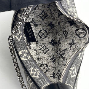 Louis Vuitton Loop Handbag Monogram Jacquard Denim at 1stDibs