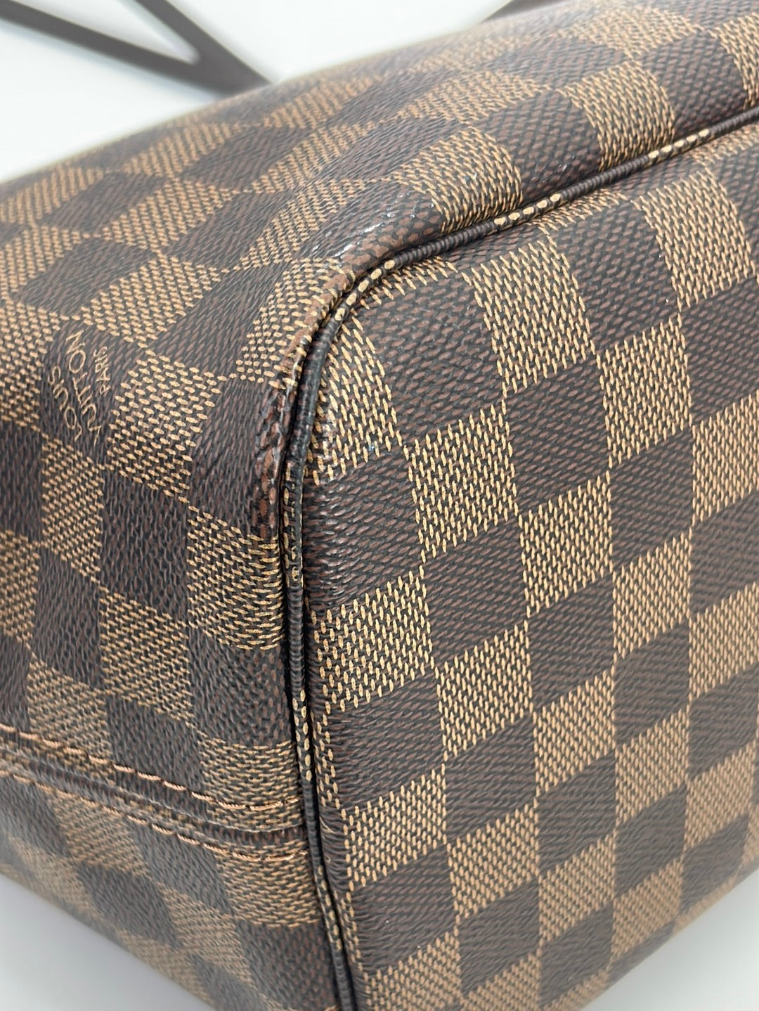 Neverfull cloth mini bag Louis Vuitton Pink in Cloth - 31881101