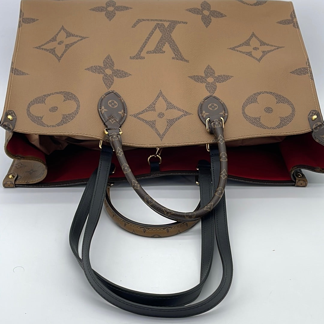 PRELOVED Louis Vuitton OnTheGo Tote Reverse Monogram Giant GM SD3230 062323 $600 OFF - NO ADDITIONAL DISCOUNTS