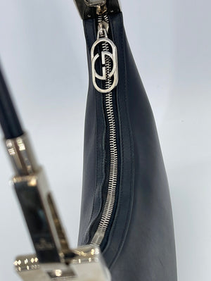 Preloved GUCCI Black Leather Shoulder Bag 13812002122 051223