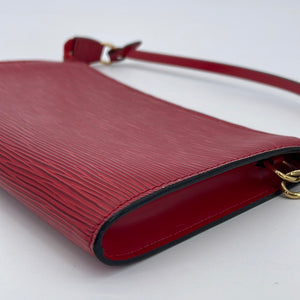 Louis Vuitton Red Epi Leather Accessories Pochette Louis Vuitton