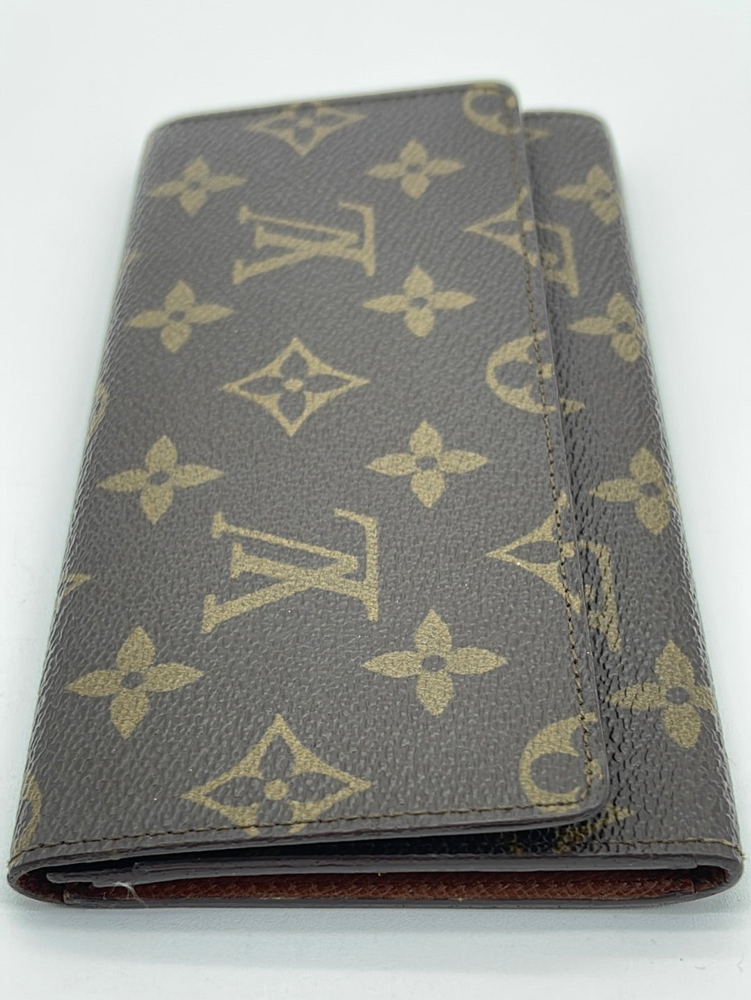 Preloved Louis Vuitton Monogram Long Checkbook Wallet MI9005 061323 –  KimmieBBags LLC