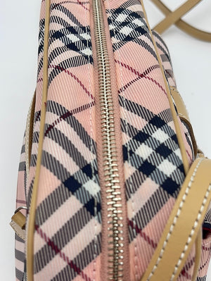 Burberry, Bags, Burberry London Blue Label Pink Tote Bag