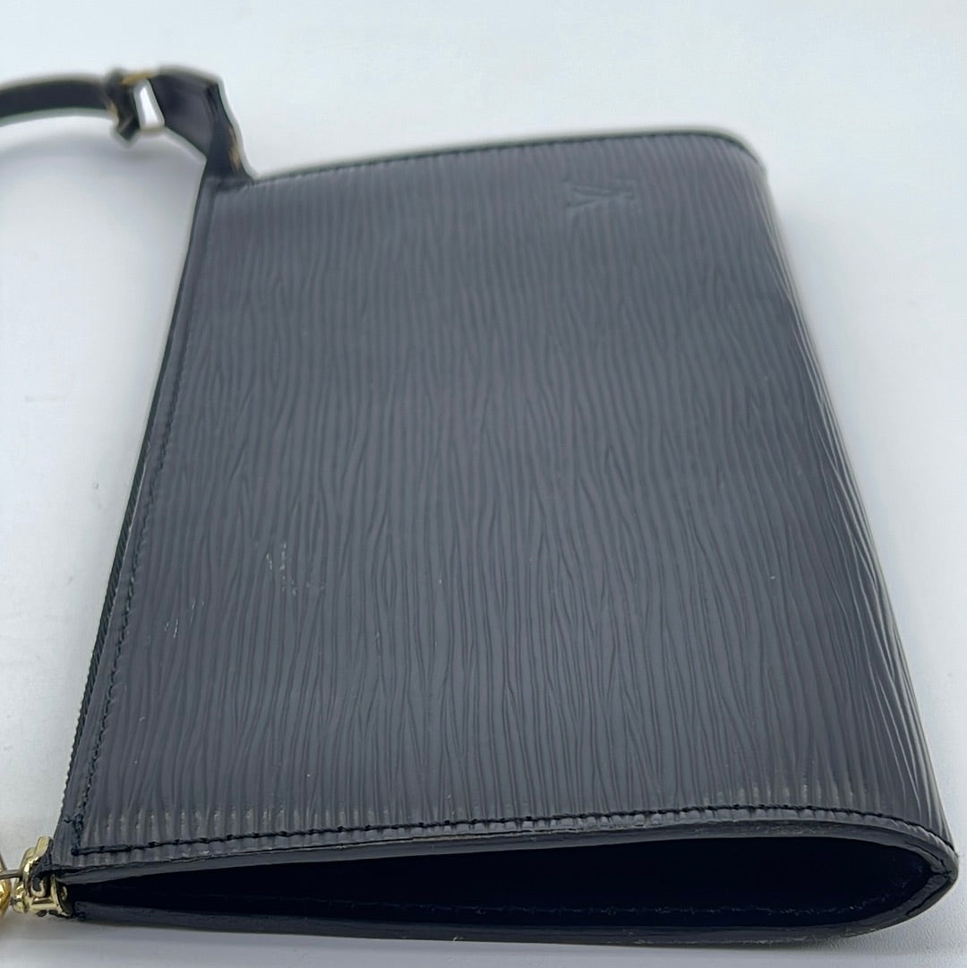 $1200 wire. Preloved Louis Vuitton Sac Plat Gm Bag Black Epi Gold
