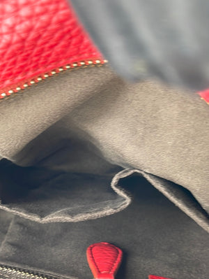 Preloved Celine Red Luggage Handbag FSA0141FPA0161 052523 $850 off
