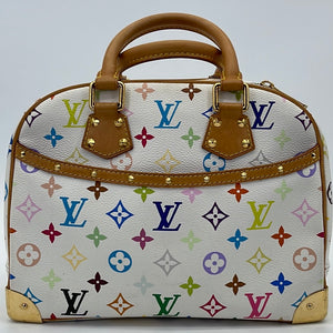 Louis Vuitton Monogram Multicolor Trouville - White Handle Bags