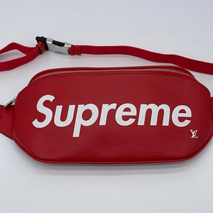 supreme red bag louis vuittons