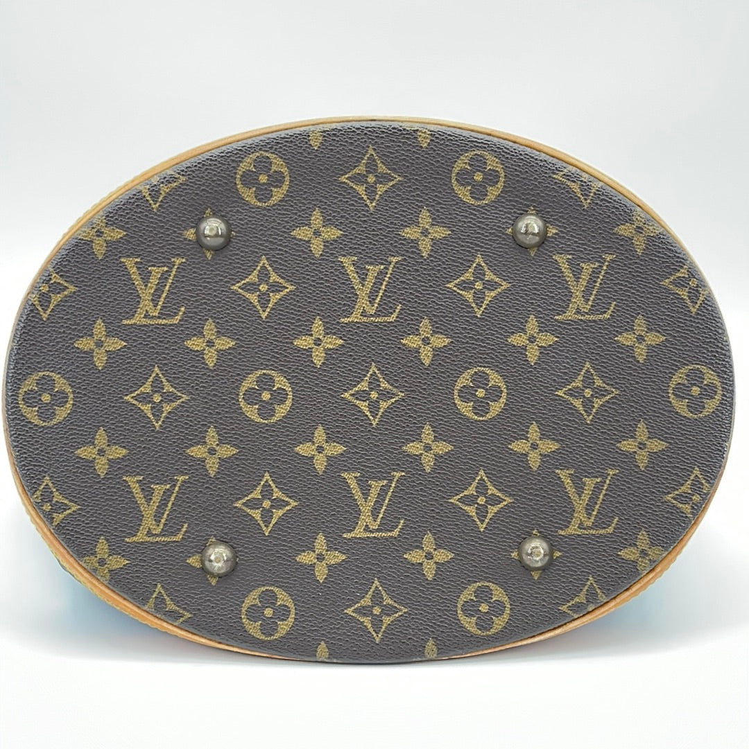 Preloved Vintage Louis Vuitton GM Bucket Monogram Bag DK4068 062023