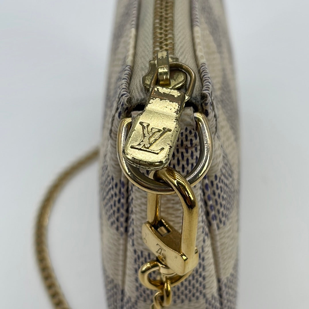 Louis Vuitton Damier Azur Mini Pochette Accessoires (SHF-16530