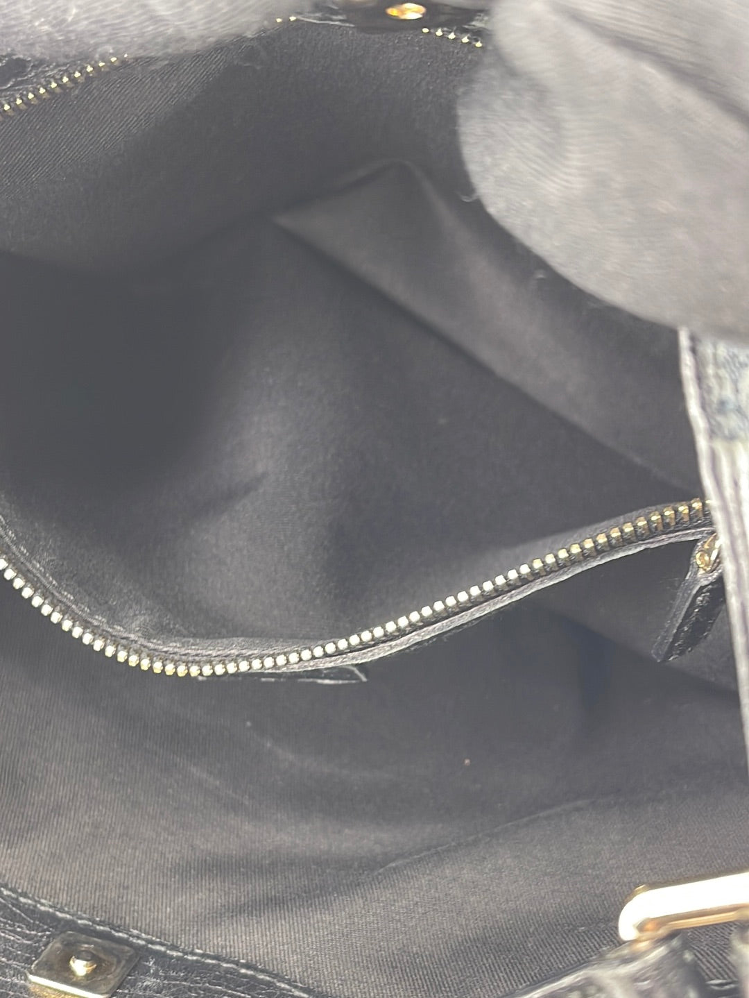 Gucci Black Monogram GG Horsebit Chain Hobo Bag 8ga113