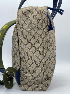 Gucci GG Supreme Animalium Tiger Backpack 477875493075 061223