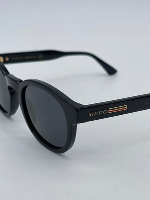 Preloved Gucci Black Round Sunglasses with Case 418 060923 $110 OFF LIVE SHOW DEAL