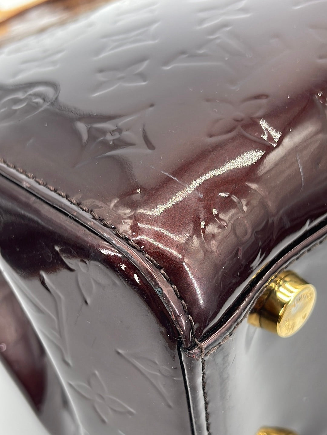 louis vuitton brea vernis mm burgundy patent leather shoulder bag –  ClosetsNYC
