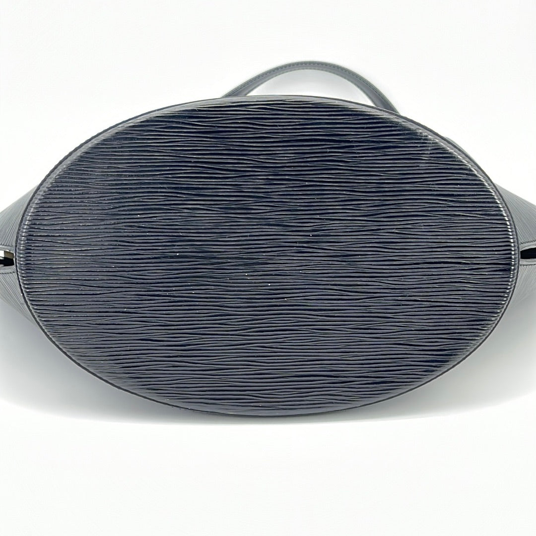 PRELOVED Louis Vuitton Saint Jacques GM Black Epi Leather Shoulder Bag A21913 051223