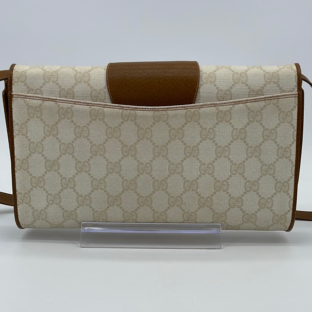 Vintage Gucci GG Supreme Cream Canvas Clutch Bag 90402050 062023 $100 –  KimmieBBags LLC
