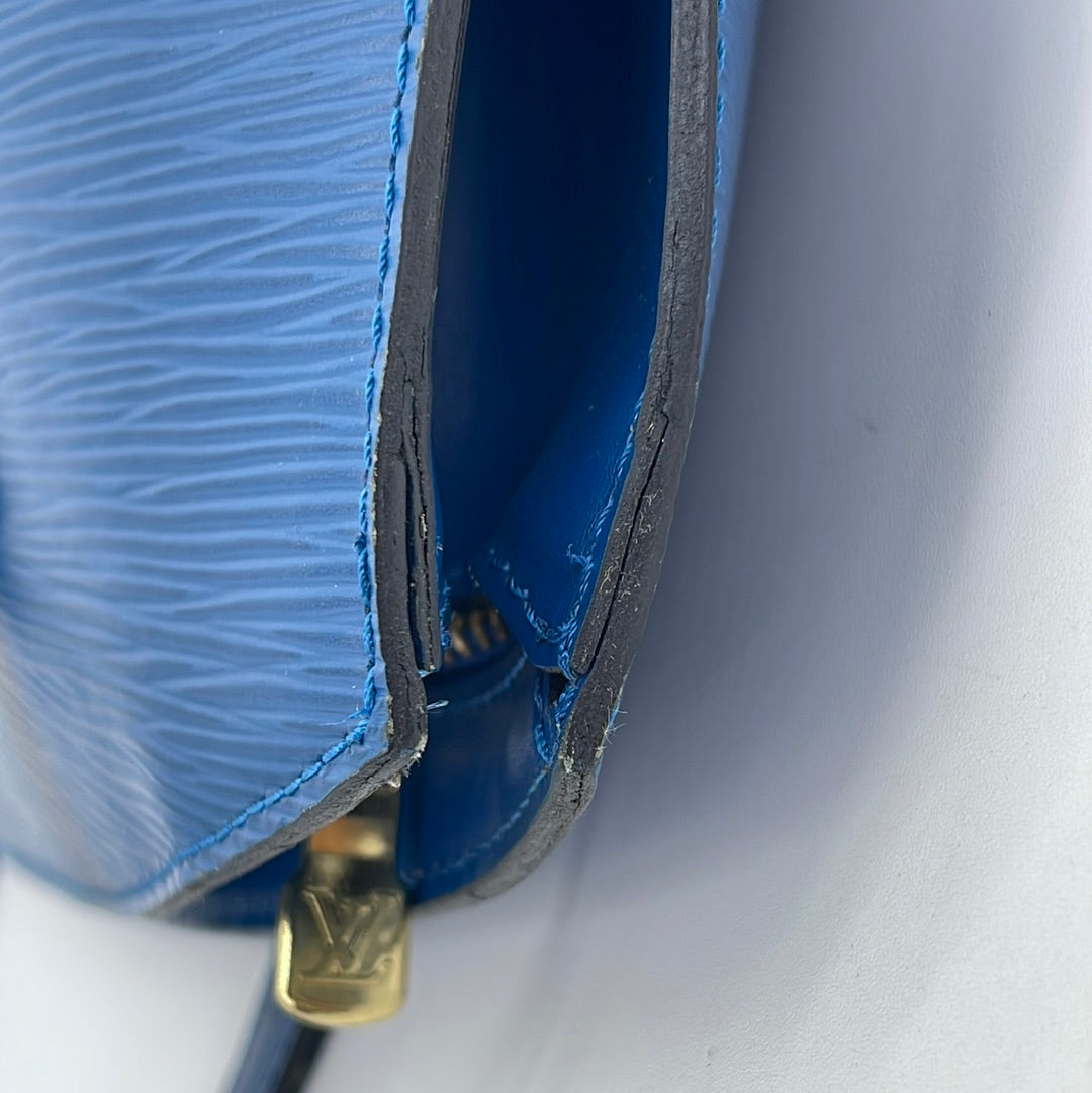 LOUIS VUITTON Size S BLUE BAG EPI SAINT JACQUES – New to You, Inc