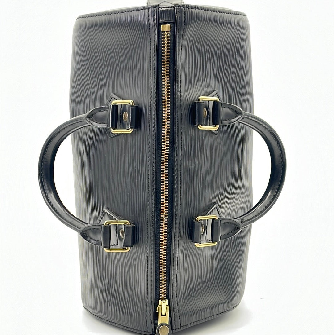 RDC13556 Authentic LOUIS VUITTON Vintage Black Epi Leather Speedy 25 B –  REAL DEAL COLLECTION