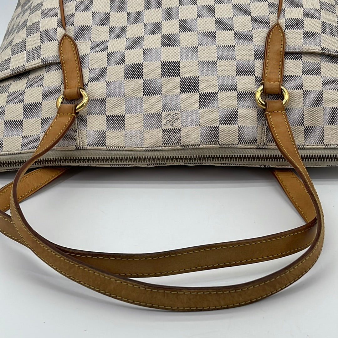 Louis Vuitton Damier Azur Totally MM Shoulder Bag ○ Labellov ○ Buy and Sell  Authentic Luxury