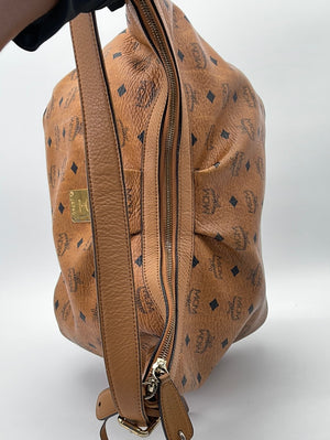PRELOVED MCM Cognac Visetos Mini Bucket Handbag H2117 052923 $400 OFF –  KimmieBBags LLC