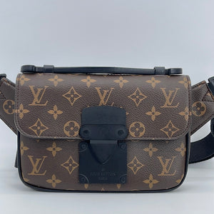 Louis Vuitton S Lock Sling Bag Macassar Monogram Canvas at 1stDibs