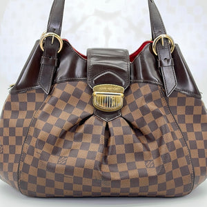 PRELOVED Louis Vuitton Sistina GM Damier Ebene Handbag CA0140