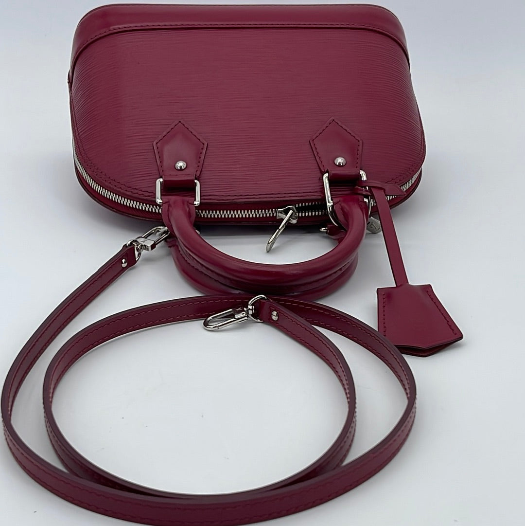 Alma BB Leather Satchel Crossbody (Authentic Pre-Owned) – The Lady Bag
