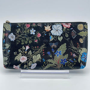 Preloved GUCCI Floral Print Cosmetic Pouch Clutch Bag 338815520981 052323 $500 OFF DEAL