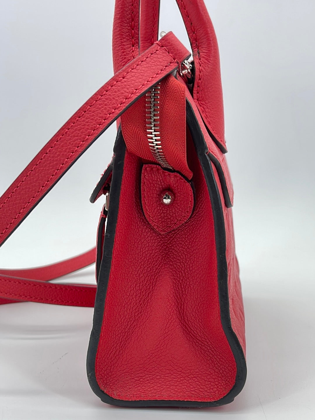 Preloved Louis Vuitton Red Empriente Monogram Leather Pont Neuf Mini Handbag SP0196 051723
