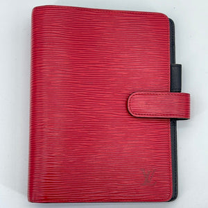 Louis Vuitton Epi Agenda MM Red Day Planner Cover