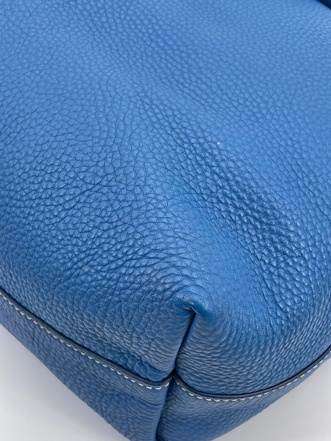 Prada Navy Blue Tessuto Nylon 2 Way Tote Bag w/ Strap 1BA104 at 1stDibs